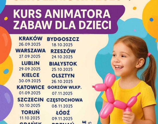 Kurs Animatora Stacjonarny - nowa trasa Akademii Animatora - jesień 2025