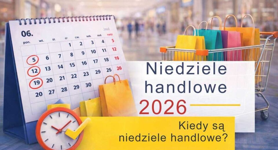 Niedziele handlowe 2026 w Poznaniu – harmonogram otwartych sklepów