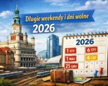 Kalendarz dni wolnych i długich weekendów w 2026 roku – zaznaczone święta i planowanie urlopu