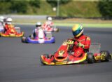 Łukasz Kaszuba nr 816 na gokarcie Maranello podczas wyścigu kategorii KZ2 na Torze Poznań w Kartingowych Mistrzostwach Polski 2026