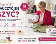 Danuta Zaczek — kurs szycia online dla Poznania i Wielkopolski. Nauka od podstaw z instruktorką z ponad 40-letnim stażem