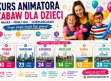 Kurs Animatora Zabaw dla Dzieci w Poznaniu 10 lipca 2026 – plakat Akademii Animatora®